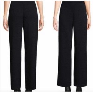 St. John Separates Santana Knit Black Pants, Size 6